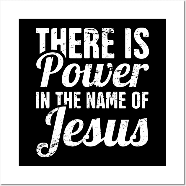 The Name Of Jesus | Christian God Graphic Wall Art by MeatMan